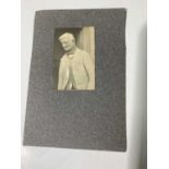 THOMAS HARDY ALS in form of double sided card, Max Gate, Dorchester, Oct 4, 1898; plus mounted photo