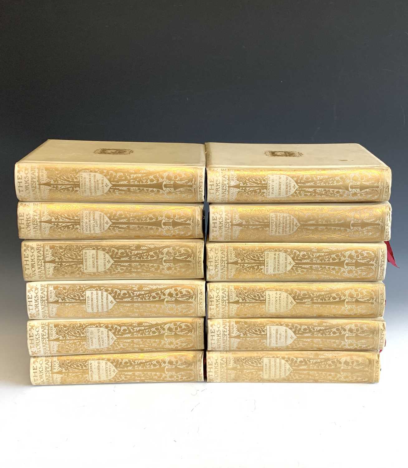 WILLIAM SHAKESPEARE. "The Larger Temple Shakespeare." 12 Vols complete limited edition of 175, - Image 2 of 20