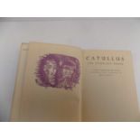 CATULLUS. "The Complete Poems." trans Jack Lindsay, 1st edn, orig cl, unclipped dj, ded Raymond