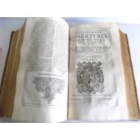 ROBERTI BELLARMINI. "Disputationes De Controversiis Christianae Fidei." 1590 edition, prefix and