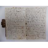 MANUSCRIPT COOKERY BOOK Well filled album with recipes & dates eg "Things purchased for 250 Buns