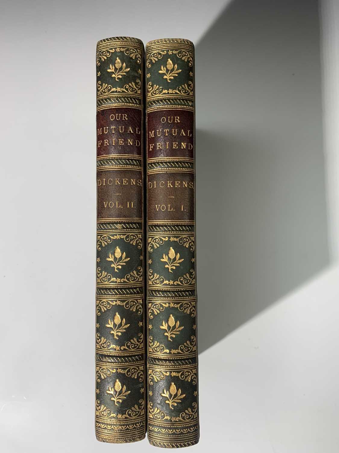 CHARLES DICKENS "Our Mutual Friend." 2 Vols, 1st edition, etched plates by Marcus Stone complete, - Image 9 of 9