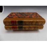 W. M. THACKERAY "The Virginians" 2 Vols 1st edn, engr plts comp, well bound cont 1/2 ef gt, 1858