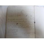 CORNISH MANUSCRIPT Foolscap account book, Single page Hearle, Penryn to Francis Gotobed at the