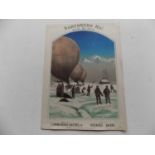 MUSIC COVER. Very rare colour printed lithograph "Northward Ho!, or Baffled Not Beaten." by Alfred