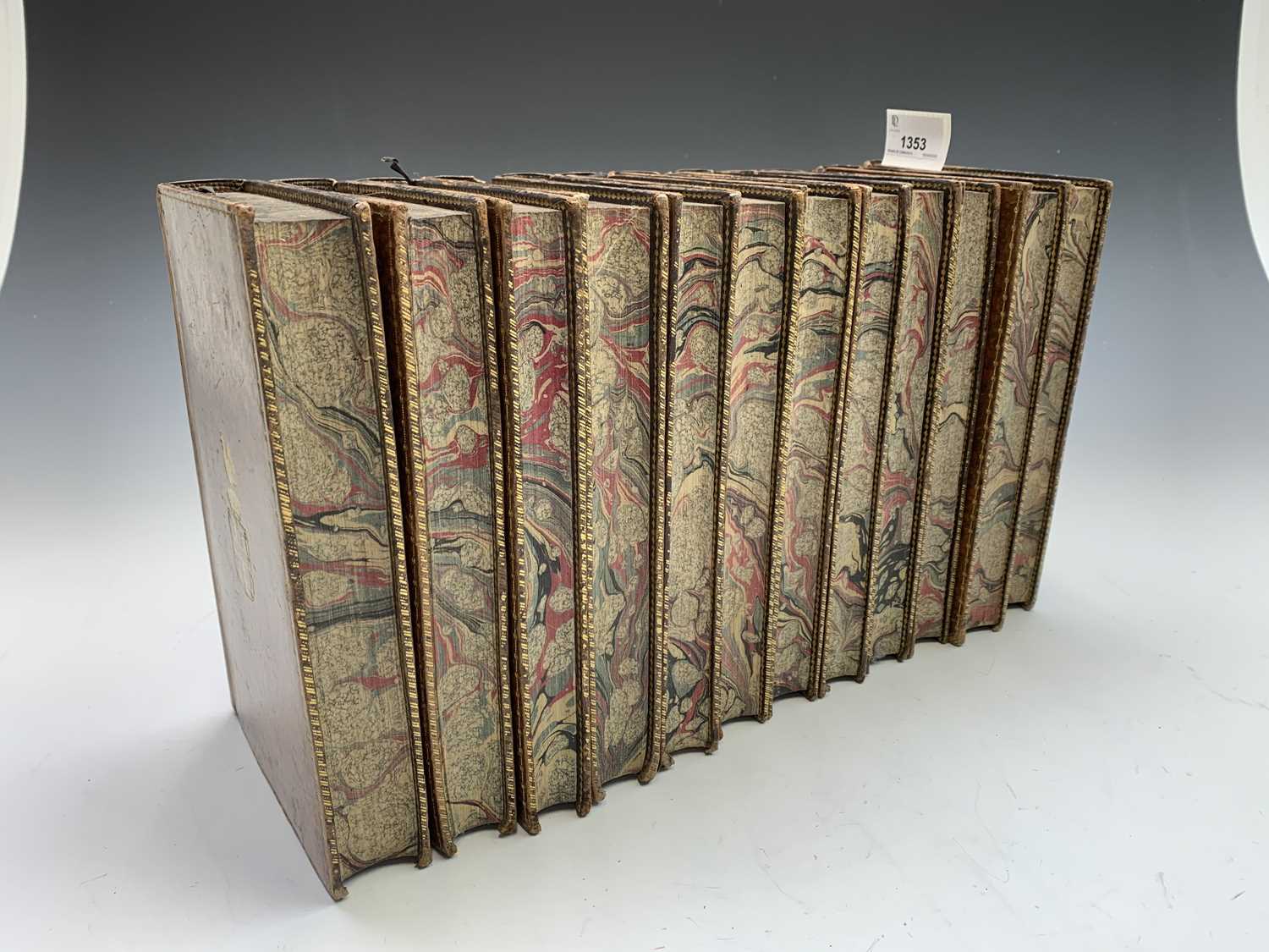 BRITISH ARMORIAL BINDING. "The History of the Decline & Fall of the Roman Empire." by Edward Gibbon, - Image 9 of 11