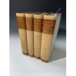 THOMAS PENNANT. "British Zoology." 4 Vols complete, engraved plates comp, 19c buckram, lettering