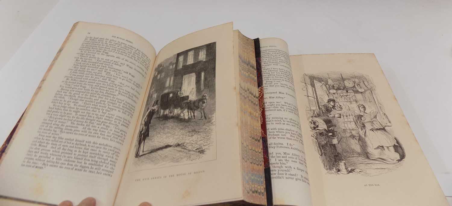 CHARLES DICKENS "Our Mutual Friend." 2 Vols, 1st edition, etched plates by Marcus Stone complete, - Image 3 of 9