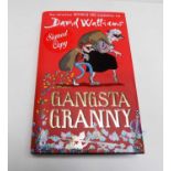 DAVID WALLIAMS. "Gangsta Granny." signed 1st edition, unclipped dj, 2011 fine.