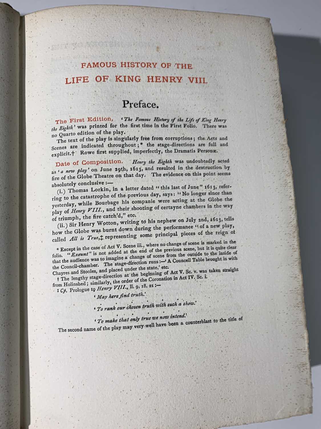 WILLIAM SHAKESPEARE. "The Larger Temple Shakespeare." 12 Vols complete limited edition of 175, - Image 11 of 20