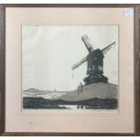 Geoffrey Sneyd GARNIER (1889-1970) The Old Mill, Molesworth Etching Signed and inscribed Plate