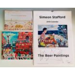 Simeon STAFFORD (b.1956)'The Beer Paintings', 2019 Calendar, signed, numbered 7/25, and with