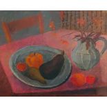 Biddy PICARD (1922-2019)Fruit on a PlatePastelSignedInscribed as titled on label verso36 x