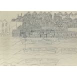 Bryan PEARCE (1929-2006) Boats in St Ives Harbour Pencil and Ink Signed 25 x 35cmCondition report: