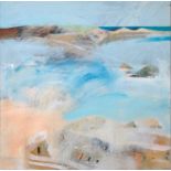 Simon POOLEY (1955) A Sandy, Salty Breeze Mixed media on canvas Signed Lable to verso dated 2019