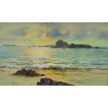 Alfred J. Warne BROWNE (c.1855-1915)A View in Scilly IslandsOil on boardSignedInscribed as titled