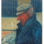 Zoe CAMERON (b. 1959) Portrait of a Gentleman Oil on boardSigned and dated 8728 x 25cmCondition