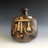 A Tremaen Pottery small Mulfra lamp base, height 21cm.