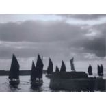 Fishing Boats Leaving Porthleven c.1895Photographic printInscribed as titled and further inscribed