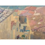 Charles BREAKER (1906-1985)Pantiles in PorosWatercolourSigned and inscribed as titledInscribed as