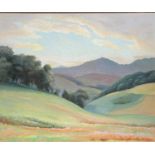 Herbert TRUMAN (1883-1957) Glen Artney, Perthshire Oil on panel Signed, inscrbed verso 32 x