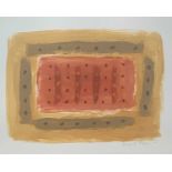 Breon O'CASEY (1928-2011)Red SurroundedGouache on paperSigned and dated 06Inscribed as titled and