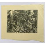 Clifford Cyril WEBB (1895-1972)OcelotWoodcutUnsigned10.4x13.7cm From the Joe Graffy Print