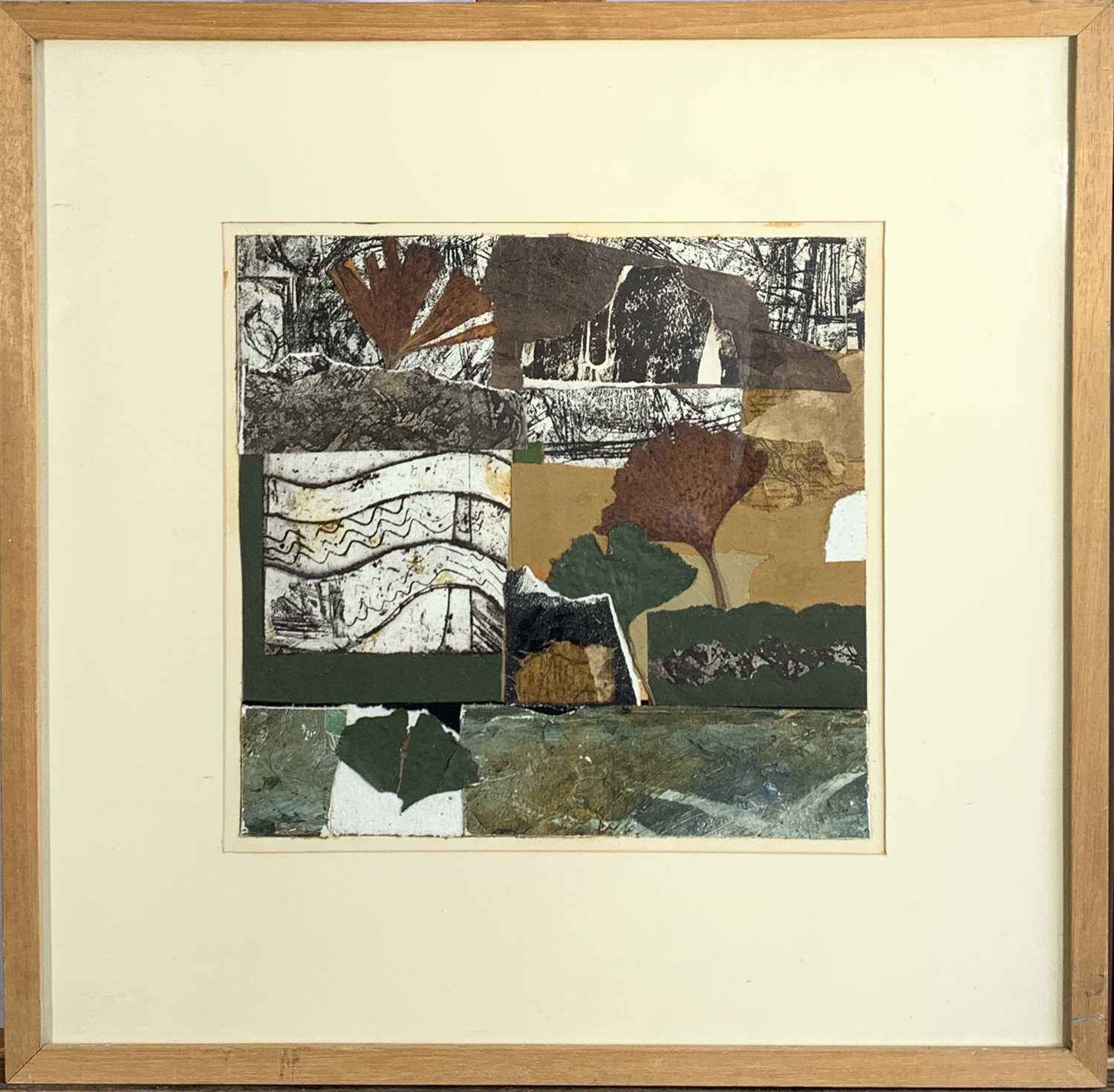 Peter FOX (1952)Autumn Collage Mixed media and collageSigned, inscribed and dated 1987 to verso25