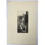 Stanley Roy BADMIN (1906-1989) Shepton MalletCirca 1930Etching 24/50Signed, titled & numbered in
