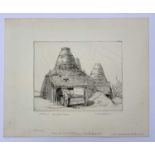 Stanley Roy BADMIN (1906-1989) 2nd Trial Deserted Kilns, circa 1927Etching, Signed & titled in