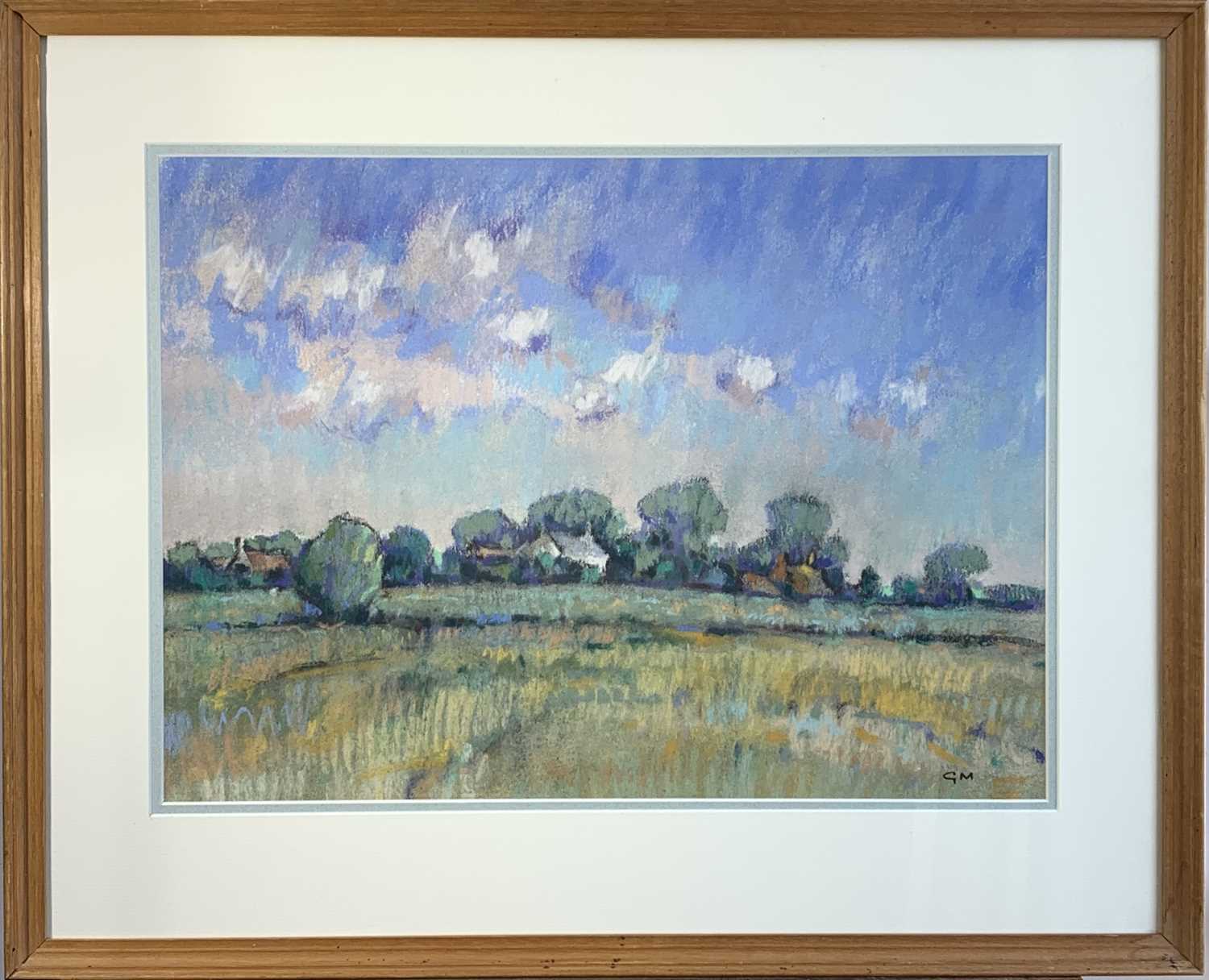 Geoff MARSTERS (XX) Summer Landscape, Westerly Waterless Pastel Initialled 38 x 52cm