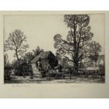 Stanley Roy BADMIN (1906-1989) The Field CornerCirca 1929Etching Signed & titled in pencil11.2x16.