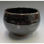 Scott MARSHALL (1938-2008)A stoneware bowl with tenmoku glazeImpressed mark Height 10cm, diameter 13