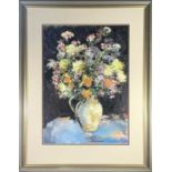 Chris INSOLL (1956) Still Life Flowers, watercolour, signed and dated '91, 58 x 40cm