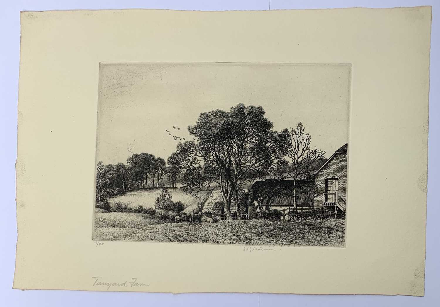 Stanley Roy BADMIN (1906-1989) Tanyard FarmCirca 1929Etching, 2/40 on Creswick paperSigned, numbered