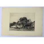 Stanley Roy BADMIN (1906-1989) Tanyard FarmCirca 1929Etching, 2/40 on Creswick paperSigned, numbered