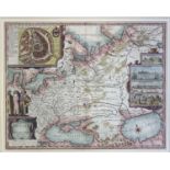 Map, handcolouredJohn SPEED (1552-1629)A Map of Russia engraved by Francis LambSold by Thos