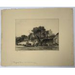 Stanley Roy BADMIN (1906-1989) Tanyard FarmCirca 1929Etching, 13/40 on Dutch laid 'Van Guelder'