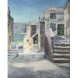Stan GREATREY St Ives- A Glimpse of the Beach Oil on board Signed 50 x 40