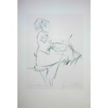 Jake SUTTON (b.1947)EquestrienneMonochrone PrintSigned in Pencil66 X 47cm Note: This is a portrait