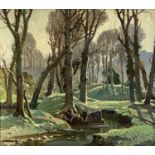 Stanley Horace GARDINER (1887-1952) April Morning, Lamorna Valley Oil on canvas Signed and dated