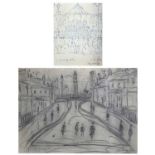 Lowry ? Two Drawings