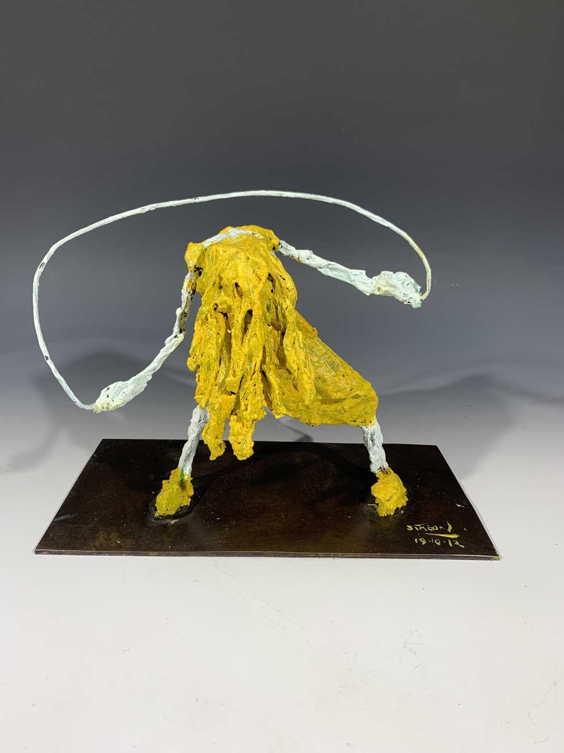 Simeon STAFFORD (1956)'Skipping Girl, Caroline'Painted bronzeSigned and dated 2019Number 6 of an - Image 2 of 4