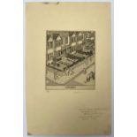 Stanley Roy BADMIN (1906-1989) Surburbia1929?Etching 18/25Signed in pencil11.2x9.3cmFurther