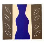 Breon O'CASEY (1928-2011)Untitled - Blue and BrownScreenprintSigned, dated '09 and numbered 1/