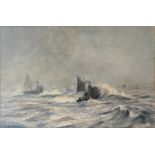 Steam Boats in Stormy Seas