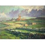 Bob VIGG (1932-2001) Cornish Landscape Oil on board 45 x 60cm