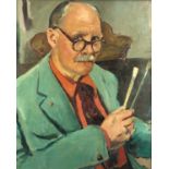 Leonard John FULLER (1891-1973)Self PortraitOil on canvas57 x 47.5cmThis work by Leonard Fuller