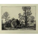 Stanley Roy BADMIN (1906-1989) The Field CornerCirca 1929Etching Signed in pencil11.2x16.2cm