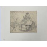 Stanley Roy BADMIN (1906-1989) Chalk Kilns Pole Hill 1927Pencil studyInitialled, titled & dated in